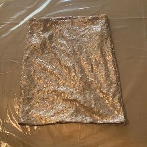 Sequence pale pink skirt